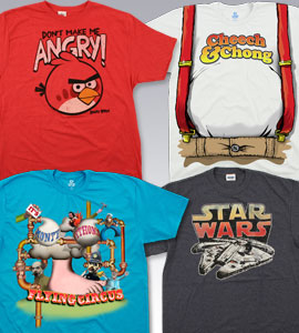 Pop Culture T-Shirts, Tees, Tie-Dyes