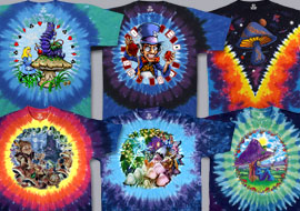 Light Fantasy T-Shirts, Tees, Tie-Dyes